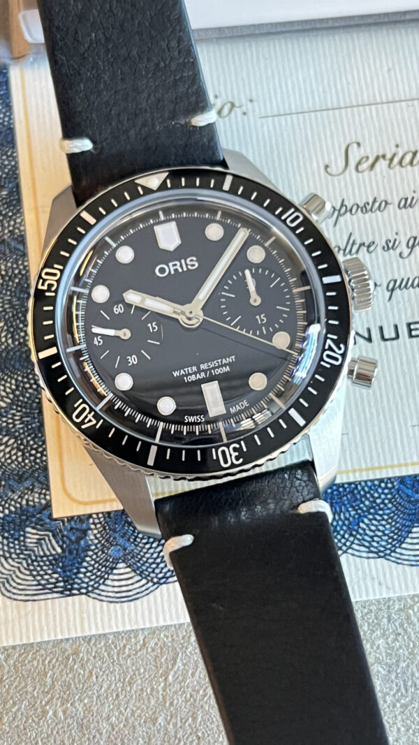 Oris Divers Sessantacinque Cronografo Rif. 01 771 7791 4054-07 6 ​​20 0 - immagine 21