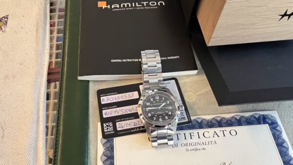 Hamilton Khaki Field 2023 set completo + bracciale - immagine 24