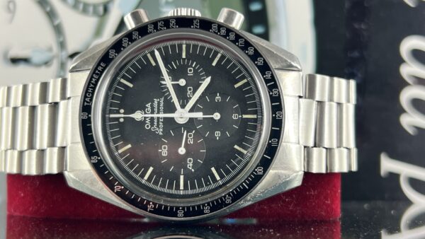 Omega Speedmaster Professional Moonwatch Certified 145.022-76ST Tritium 1976 Vintage Long S and R - immagine 15