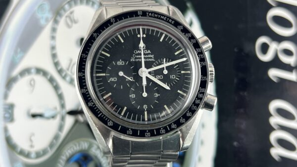 Omega Speedmaster Professional Moonwatch Certified 145.022-76ST Tritium 1976 Vintage Long S and R - immagine 22