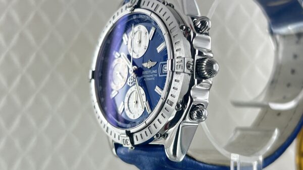 Breitling Chronomat A13352 dial blue - immagine 7