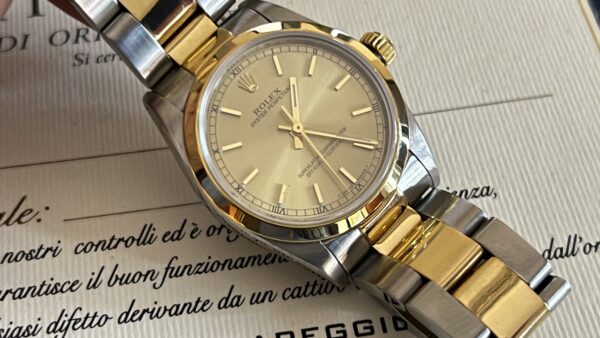 Rolex Oyster Perpetual 31 Certified 67483 - Box/Papiere - Jahr: 1983 - Vintage Dial - Automatik - immagine 3