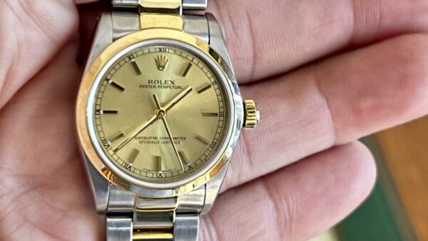 Rolex Oyster Perpetual 31 Certified 67483 - Box/Papiere - Jahr: 1983 - Vintage Dial - Automatik - immagine 6