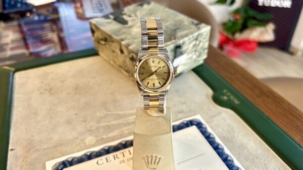 Rolex Oyster Perpetual 31 Certified 67483 - Box/Papiere - Jahr: 1983 - Vintage Dial - Automatik - immagine 13